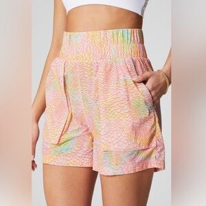 Fabletics Ultra High Wasted Nylon Shorts